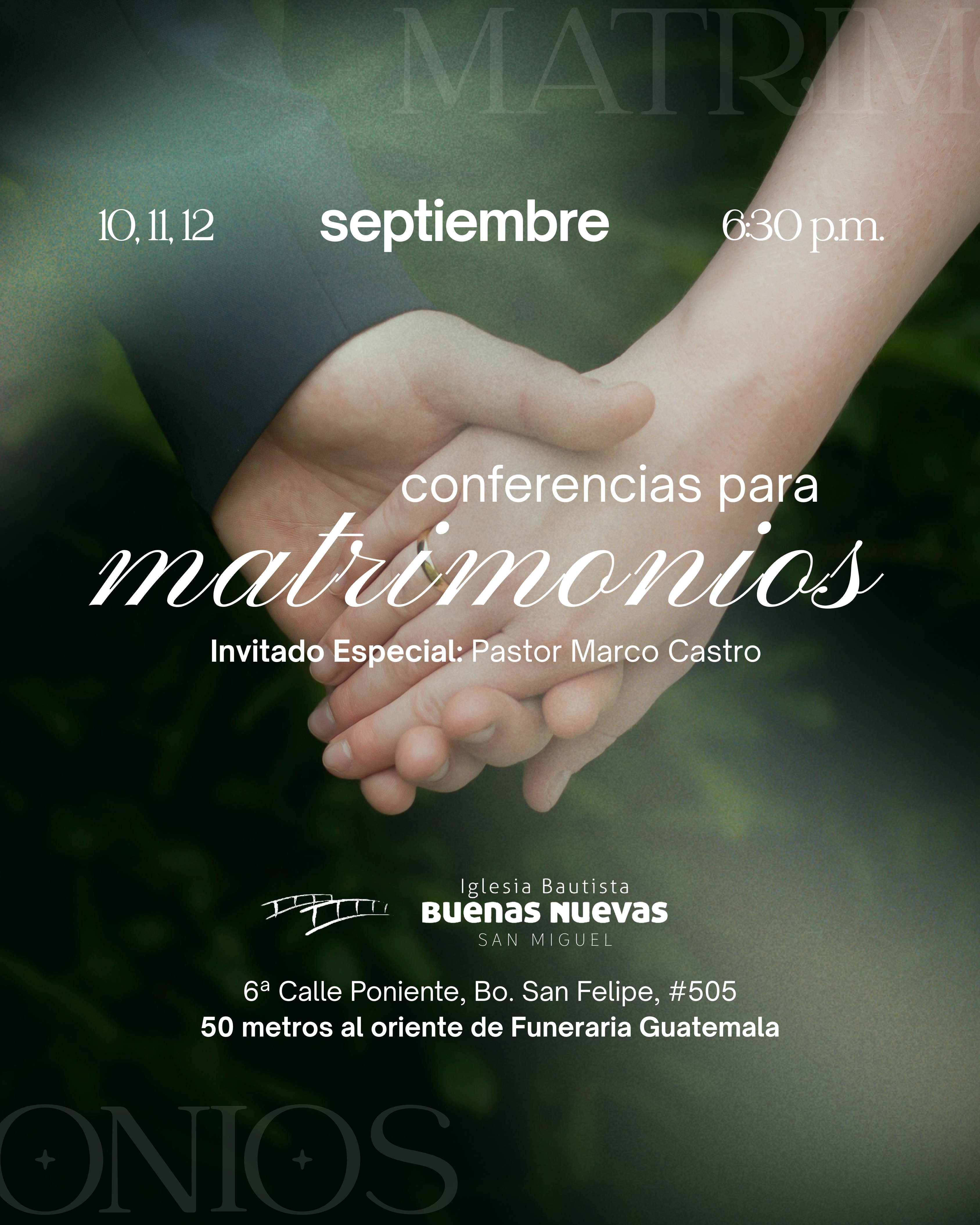 Conferencia para Matrimonios